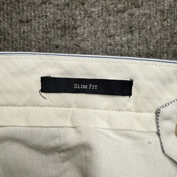 Polo Ralph Lauren Chino Pants Men's 38 X 30 Blue/White Pinstripe Slim Fit Cotton - Picture 4 of 8